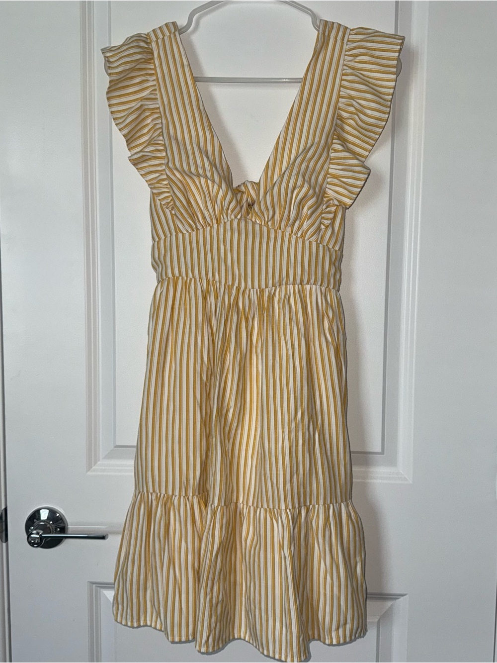 Yellow Striped Sundress